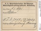 Etiketten zu Silber (NHMW-MIN-Ai491)